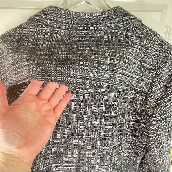 JONES NEW YORK Signature Woman Black/White Tweed Suit Jacket Coat Plus Size 2X - Picture 8 of 11